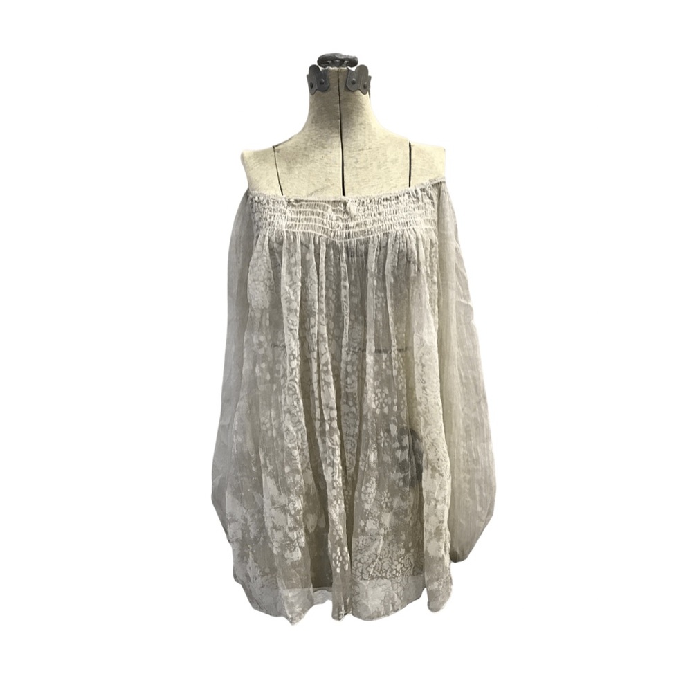 Tempo Paris- Women’s Small Transparent Blouse